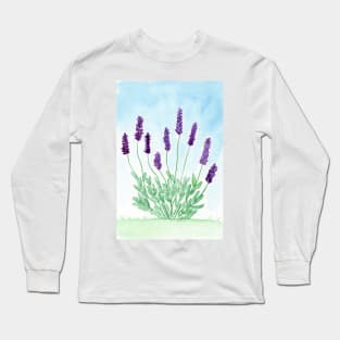 Lavender plant Long Sleeve T-Shirt